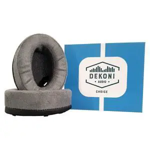 Dekoni Replacement for Sony WH-1000Xm4 Wireless Headphone Earpads, Foam Ear Cushions, 1 Pair (Choice Suede, Grey) Dekoni Replacement for Sony WH-1000Xm4 Wireless Headphone Earpads, Foam Ear Cushions, 1 Pair (Choice Suede, Grey)