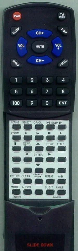 Replacement Remote Control for FUNAI 6520FDD, 6519DD, SSC509D, ISTV040921 Replacement Remote Control for FUNAI 6520FDD, 6519DD, SSC509D, ISTV040921