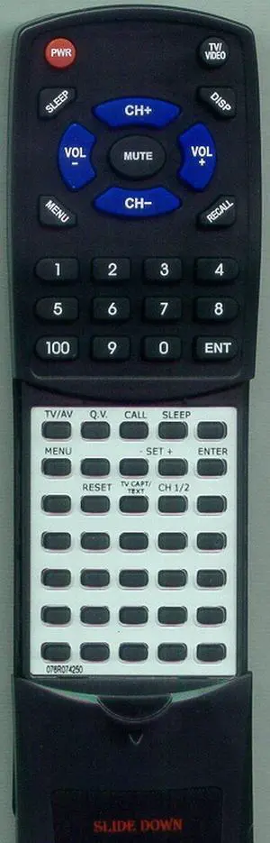 Replacement Remote Control for Orion TV1331A, DBTV1900, GOJ12347, TV1331, TVM1307AD Replacement Remote Control for Orion TV1331A, DBTV1900, GOJ12347, TV1331, TVM1307AD