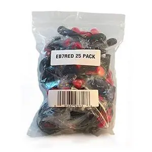 EB-7 Earbuds Bulk Disposable Headphones Stereo with 3.5mm Plug, Red (25 Pack) EB-7 Earbuds Bulk Disposable Headphones Stereo with 3.5mm Plug, Red (25 Pack)