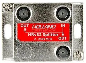 Holland HRvS2 4-Way Splitter 2-2400 Mhz Satellite Diode Steered Directv Holland HRvS2 4-Way Splitter 2-2400 Mhz Satellite Diode Steered Directv