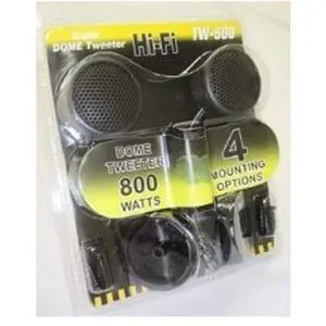 Absolute TW-500 500WATTS MAX High Efficiency Dome Tweeter with Built-in Crossover (Pair) Absolute TW-500 500WATTS MAX High Efficiency Dome Tweeter with Built-in Crossover (Pair)