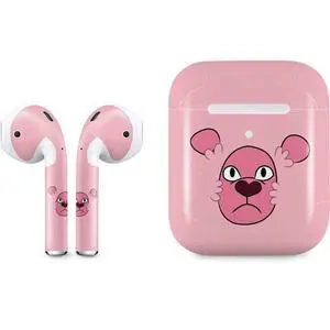 Decal Audio Skin Compatible with Apple AirPods 2 - Officially Licensed Cartoon Network Steven Universe Steven Universe Pink Lion Design Decal Audio Skin Compatible with Apple AirPods 2 - Officially Licensed Cartoon Network Steven Universe Steven Universe Pink Lion Design