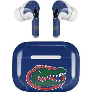 Decal Audio Skin Compatible with Apple AirPods Pro - Officially Licensed University of Florida Gators Mascot Blue Design Decal Audio Skin Compatible with Apple AirPods Pro - Officially Licensed University of Florida Gators Mascot Blue Design