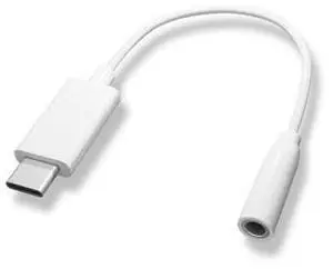 Type C to 3.5mm Female Audio Adapter, White USB-C Headphone Jack Audio Adapter Cable 30UC-C35MM Type C to 3.5mm Female Audio Adapter, White USB-C Headphone Jack Audio Adapter Cable 30UC-C35MM
