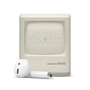 AW3 Silicone Case for AirPods 1 & 2 | Classic Monitor Design, Visible LED Light, Premium Silicone Case (Classic White) AW3 Silicone Case for AirPods 1 & 2 | Classic Monitor Design, Visible LED Light, Premium Silicone Case (Classic White)