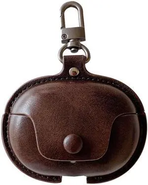 Leather Shockproof Protective Cover Skin Case with Pendant for Samsung Galaxy Buds 2 Dark Brown For Samsung Galaxy Buds2/Pro/Live Leather Shockproof Protective Cover Skin Case with Pendant for Samsung Galaxy Buds 2 Dark Brown For Samsung Galaxy Buds2/Pro/Live