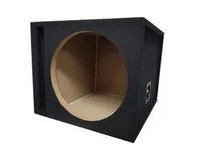 12" inch Car Single Subwoofer Ported Sub Enclosure w/Spring Terminal Black Carpet 12" inch Car Single Subwoofer Ported Sub Enclosure w/Spring Terminal Black Carpet