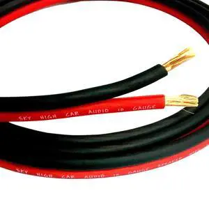25' feet True 10 Gauge AWG CCA Speaker Wire Red/Black Car Home Audio 25' feet True 10 Gauge AWG CCA Speaker Wire Red/Black Car Home Audio
