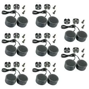 10 Pairs of AB-204TW 3000 Watts Maximum Power Handling Car Audio Piezo Super Dome Tweeter 1 Inch High Power and Sensitivity Dome Surface Mounting Tweeters 10 Pairs of AB-204TW 3000 Watts Maximum Power Handling Car Audio Piezo Super Dome Tweeter 1 Inch High Power and Sensitivity Dome Surface Mounting Tweeters
