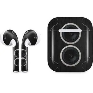 Decal Audio Skin Compatible with Apple AirPods - Boom Box Speakers Design Decal Audio Skin Compatible with Apple AirPods - Boom Box Speakers Design