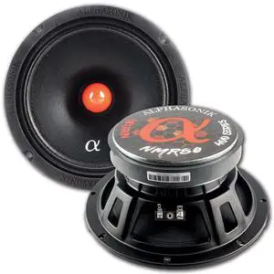 1 Pair of NMR80 Neuron Series 8" 800 Watts Max 200 Watts RMS Mid-Range Car Audio Speaker 4-Ohm Cloth Surround, Non Pressed Paper Cone, Ferrite Magnet 1 Pair of NMR80 Neuron Series 8" 800 Watts Max 200 Watts RMS Mid-Range Car Audio Speaker 4-Ohm Cloth Surround, Non Pressed Paper Cone, Ferrite Magnet