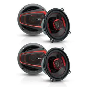 XK2-113 Speaker Bundle: Two Pairs of 5.25-Inch 180 Watt 2-Way Coaxial Speaker Systems for Premium Car Audio XK2-113 Speaker Bundle: Two Pairs of 5.25-Inch 180 Watt 2-Way Coaxial Speaker Systems for Premium Car Audio