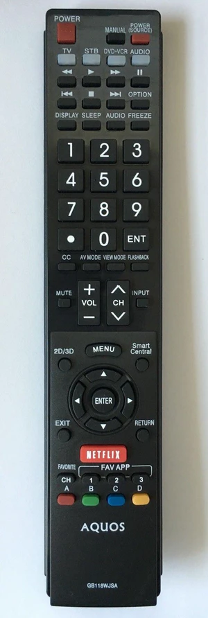 NEW TV Remote GB118WJSA for SHARP TV GB004WJSA GA935WJSA GA890WJSA GB105WJSA TV, Video & Audio Accessories NEW TV Remote GB118WJSA for SHARP TV GB004WJSA GA935WJSA GA890WJSA GB105WJSA TV, Video & Audio Accessories