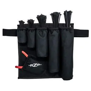 Ready Zip Pack, Wearable cable tie organizer, with 250 or 500 white or black zip ties, belt and cutter (500, black) Ready Zip Pack, Wearable cable tie organizer, with 250 or 500 white or black zip ties, belt and cutter (500, black)