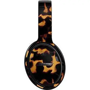 Decal Audio Skin Compatible with Bose QuietComfort 35 Headphones - Originally Designed Tortoise Shell Design Decal Audio Skin Compatible with Bose QuietComfort 35 Headphones - Originally Designed Tortoise Shell Design