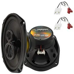 Front Door Speakers Fits Nissan Frontier 2005-2015 HA-R69 | Rhythm Series 450W 6x9 pair, covers 2010 model year, factory replacement, OEM plug wiring, restores clear car sound Front Door Speakers Fits Nissan Frontier 2005-2015 HA-R69 | Rhythm Series 450W 6x9 pair, covers 2010 model year, factory replacement, OEM plug wiring, restores clear car sound