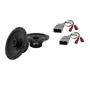 6.5 Inch Speakers with Harness Fits Honda Element 2003-2011 | 300 watt pair, grills included, plug and play wiring, door replacement upgrade kit, quick direct install 6.5 Inch Speakers with Harness Fits Honda Element 2003-2011 | 300 watt pair, grills included, plug and play wiring, door replacement upgrade kit, quick direct install