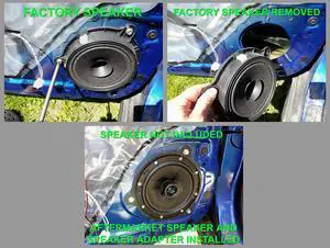Speaker Adapter Spacer Rings - Exact Fit for Select Infiniti & Fits Nissan Vehicles - SAK050_5525-1 Pair Speaker Adapter Spacer Rings - Exact Fit for Select Infiniti & Fits Nissan Vehicles - SAK050_5525-1 Pair