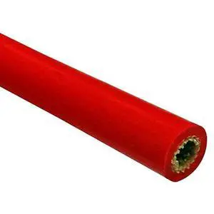 High Voltage Silicone Rubber Extruded Fiberglass Sleeving 6 AWG HiVolt Si 15 KV - 50 Feet (RED) High Voltage Silicone Rubber Extruded Fiberglass Sleeving 6 AWG HiVolt Si 15 KV - 50 Feet (RED)