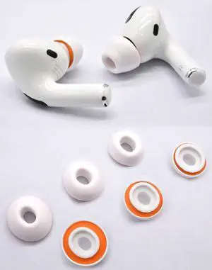 Replacement 3 Pairs Memory Foam & Silicone Ear Tips for Apple Airpods Pro White 1st & 2nd Gen (S/M/L) Replacement 3 Pairs Memory Foam & Silicone Ear Tips for Apple Airpods Pro White 1st & 2nd Gen (S/M/L)