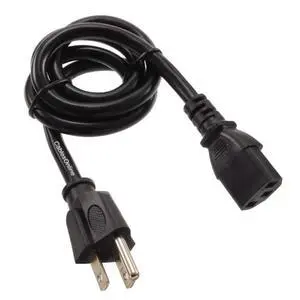 CablesOnline, 2-Pack 3ft 16-Gauge 3-Conductor AC Power Cables with IEC C13 and NEMA 5-15P Connectors, PC-31603-2 CablesOnline, 2-Pack 3ft 16-Gauge 3-Conductor AC Power Cables with IEC C13 and NEMA 5-15P Connectors, PC-31603-2