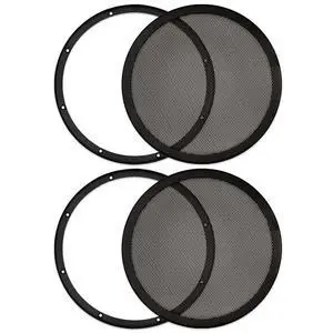 Monitor Subwoofer Part, Heavy Duty Steel Mesh Snap On Woofer Grills for 10" Speakers 2 Grill Pack (SG-M10-2) Monitor Subwoofer Part, Heavy Duty Steel Mesh Snap On Woofer Grills for 10" Speakers 2 Grill Pack (SG-M10-2)