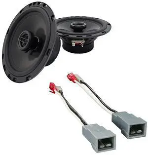 Front Door Speaker Pair HA-R65 Fits Ford F-Series 1982-1986 | Compatible with F150 and other classic trucks, 1985 replacement upgrade, quick drop-in install, no drilling Front Door Speaker Pair HA-R65 Fits Ford F-Series 1982-1986 | Compatible with F150 and other classic trucks, 1985 replacement upgrade, quick drop-in install, no drilling