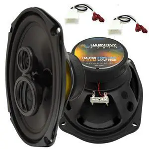 Rear Deck 6x9 Speakers with Harness Fits Toyota Camry Solara | Factory replacement wiring adapter kit, 450 watt power handling, sold as a pair, easy plug-in installation Rear Deck 6x9 Speakers with Harness Fits Toyota Camry Solara | Factory replacement wiring adapter kit, 450 watt power handling, sold as a pair, easy plug-in installation