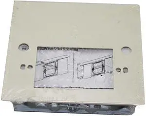 Wiremold Legrand V4047C-1 One Gang Single Gang Device Plate Fitting Snap On Cable Raceway, Ivory Wiremold Legrand V4047C-1 One Gang Single Gang Device Plate Fitting Snap On Cable Raceway, Ivory