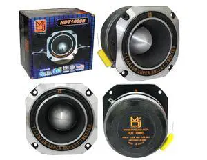 USA HDT1000S 4-Inch 500W Titanium Bullet High Compression Tweeter (Chrome) USA HDT1000S 4-Inch 500W Titanium Bullet High Compression Tweeter (Chrome)