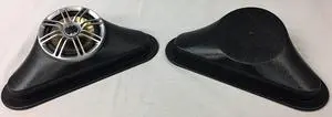GMT Inc Universal Corner Angled Flanged Speaker Pod Fits Up to 6 1/2" Round Speakers with Sealed Bottom GMT Inc Universal Corner Angled Flanged Speaker Pod Fits Up to 6 1/2" Round Speakers with Sealed Bottom