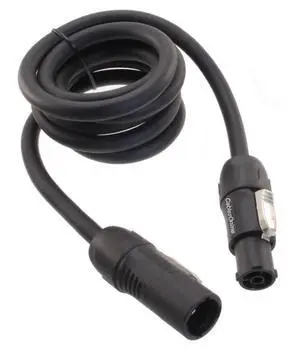 CablesOnline, 6ft 14AWG Stage Lighting Fixture Male to Female True1 PowerCon-Compatible Power-Through Jumper Cable, PC-KT606 CablesOnline, 6ft 14AWG Stage Lighting Fixture Male to Female True1 PowerCon-Compatible Power-Through Jumper Cable, PC-KT606