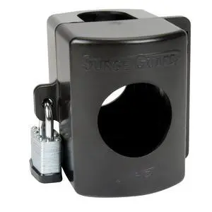 Lock Hasp Lockable Black Fits All Portable Surge Guard Models And Surge Guard Voltage Regulators Lock Not Included Lock Hasp Lockable Black Fits All Portable Surge Guard Models And Surge Guard Voltage Regulators Lock Not Included