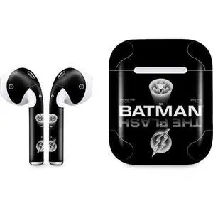 Decal Audio Skin Compatible with Apple AirPods 2 - Officially Licensed DC Comics The Flash Movie: Batman Flash Future & Past Design Decal Audio Skin Compatible with Apple AirPods 2 - Officially Licensed DC Comics The Flash Movie: Batman Flash Future & Past Design