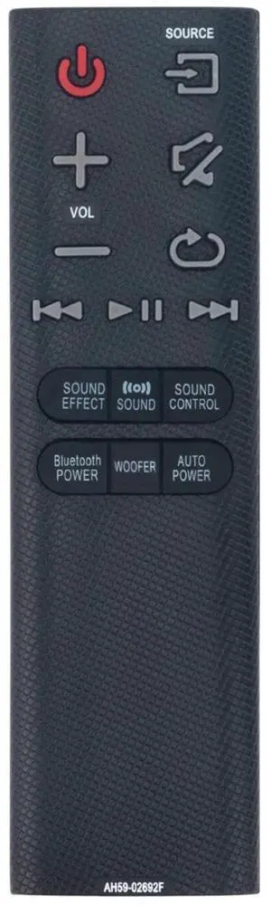 AH59-02692F Replacement Remote Control for Samsung Soundbar in Living Rooms or Rooms, Replacement Models AH59-02692E AH59-02692P, Replace Remote Compatible Models HW-J550 HW-JM35 HW-JM45 HW-JM45C AH59-02692F Replacement Remote Control for Samsung Soundbar in Living Rooms or Rooms, Replacement Models AH59-02692E AH59-02692P, Replace Remote Compatible Models HW-J550 HW-JM35 HW-JM45 HW-JM45C