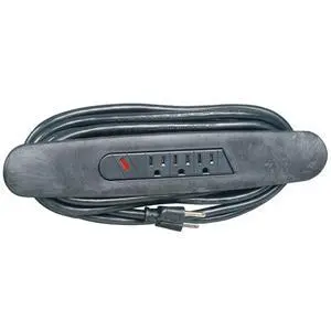 Plastic Cart Three Outlet Power Strip with 10' Cord Plastic Cart Three Outlet Power Strip with 10' Cord