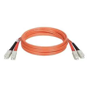 Duplex Multimode 62.5/125 Fiber Patch Cable (SC/SC), 2M (6-ft.)(N306-006) Duplex Multimode 62.5/125 Fiber Patch Cable (SC/SC), 2M (6-ft.)(N306-006)