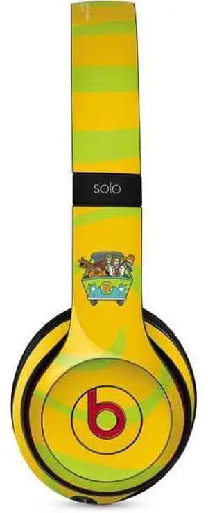 Decal Audio Skin Compatible with Beats Solo 3 Wireless - Officially Licensed Scooby Doo Mystery Machine Van Design Decal Audio Skin Compatible with Beats Solo 3 Wireless - Officially Licensed Scooby Doo Mystery Machine Van Design