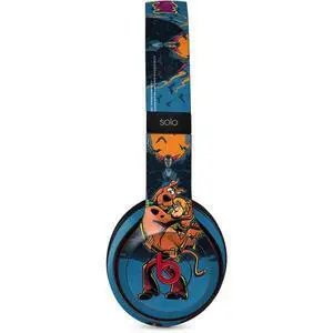 Decal Audio Skin Compatible with Beats Solo 3 Wireless - Officially Licensed Scooby Doo Beware of Dracula Design Decal Audio Skin Compatible with Beats Solo 3 Wireless - Officially Licensed Scooby Doo Beware of Dracula Design