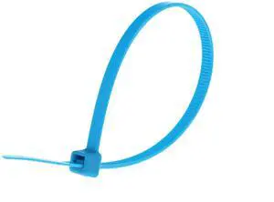 Fluorescent Nylon Cable Ties, Self-Locking, UV and Water-Resistant 4" 6" 8" - 100 Pack (Blue, 4 Inch) Fluorescent Nylon Cable Ties, Self-Locking, UV and Water-Resistant 4" 6" 8" - 100 Pack (Blue, 4 Inch)