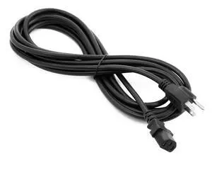 15 Feet Universal Power Cord Replacement, 18AWG AC Power Cable, 3 Prong Extension Cord for PC or Monitor, UL Approved, Black 15 Feet Universal Power Cord Replacement, 18AWG AC Power Cable, 3 Prong Extension Cord for PC or Monitor, UL Approved, Black