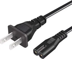 2 Pin (2 Prong) AC Power Cord Cable Socket Plug Lead for Panasonic RX-CT810 Portable Stereo Boombox Dual Cassette Radio (AC 120V 60Hz 100-240VAC 50Hz/60Hz Universal AC Power Cord) 2 Pin (2 Prong) AC Power Cord Cable Socket Plug Lead for Panasonic RX-CT810 Portable Stereo Boombox Dual Cassette Radio (AC 120V 60Hz 100-240VAC 50Hz/60Hz Universal AC Power Cord)