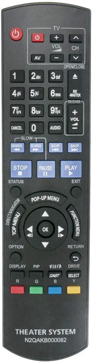 New N2QAKB000082 Replaced Remote for Panasonic Blu-ray Player DMP-BD65 DMP-BD45 New N2QAKB000082 Replaced Remote for Panasonic Blu-ray Player DMP-BD65 DMP-BD45