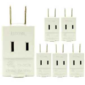 3 Outlet Extender Cube Taps Multiple Plug Outlet Power Splitter Ivory Color for Home Office Travel Cruise Ship School Dorm Essentials Mobile Devices UL Listed Pack of 6 3 Outlet Extender Cube Taps Multiple Plug Outlet Power Splitter Ivory Color for Home Office Travel Cruise Ship School Dorm Essentials Mobile Devices UL Listed Pack of 6