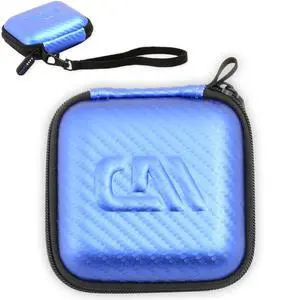 Carry Case Compatible with Fender Mustang Micro Headphone Amp and Charging Cable - Headphone Amplifier Case Only with Wrist Strap, Blue Carry Case Compatible with Fender Mustang Micro Headphone Amp and Charging Cable - Headphone Amplifier Case Only with Wrist Strap, Blue