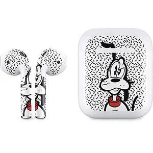 Decal Audio Skin Compatible with Apple AirPods - Officially Licensed Disney Friends Pluto Confused Design Decal Audio Skin Compatible with Apple AirPods - Officially Licensed Disney Friends Pluto Confused Design