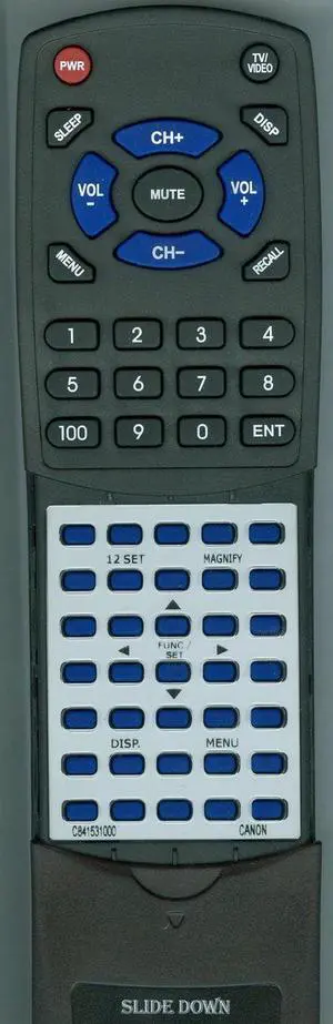 Replacement Remote Control for Canon WLDC300, POWERSHOT SX1IS, C841531000, SX1IS Replacement Remote Control for Canon WLDC300, POWERSHOT SX1IS, C841531000, SX1IS