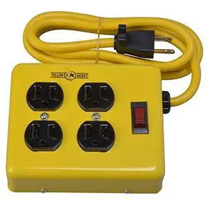 2177N Metal Power Block with 4 Outlets and Lighted Switch, 4-foot Cord (Fur k) 2177N Metal Power Block with 4 Outlets and Lighted Switch, 4-foot Cord (Fur k)