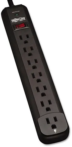 TLP712B TLP712B Surge Suppressor, 7 Outlets, 12 ft Cord, 1080 Joules, Black TLP712B TLP712B Surge Suppressor, 7 Outlets, 12 ft Cord, 1080 Joules, Black